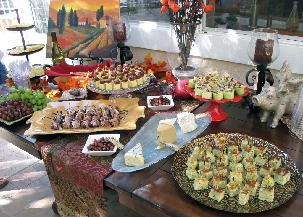 Catering for Gagnon Cellars Wine Tasting
