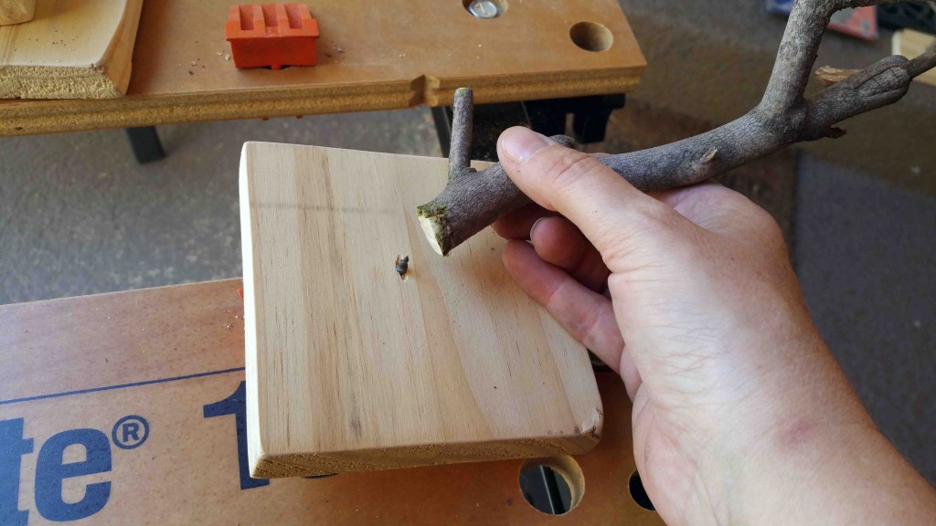 Outdoor Lantern Project - Attaching Limbs to Screws