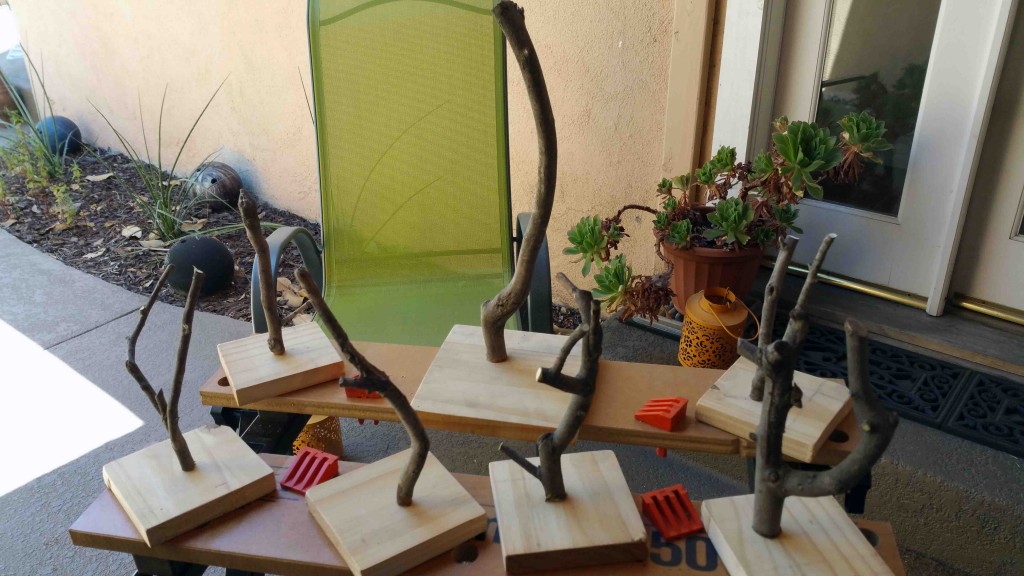 Outdoor Lantern Project - Branches Attached