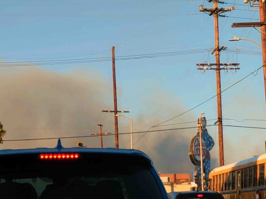 Fire North of Los Angeles