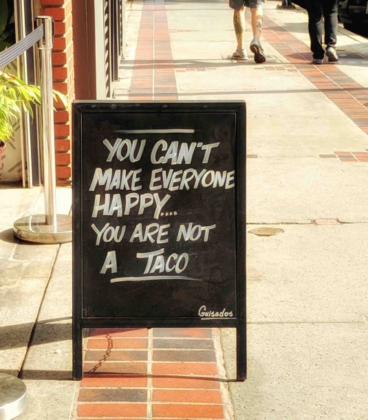 You're Not a Taco